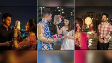 karwa chauth celebrated by tellly celeebrities